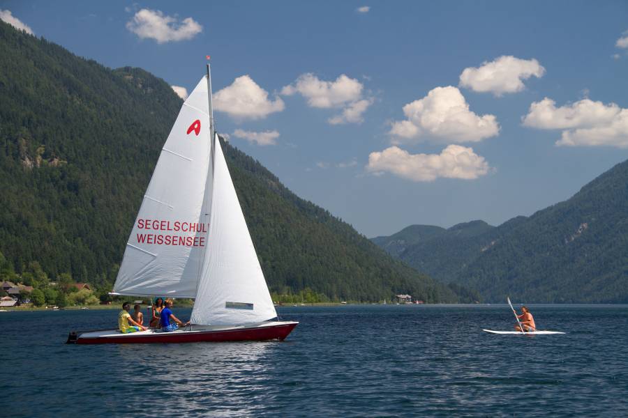 Segelbott auf dem Weissensee