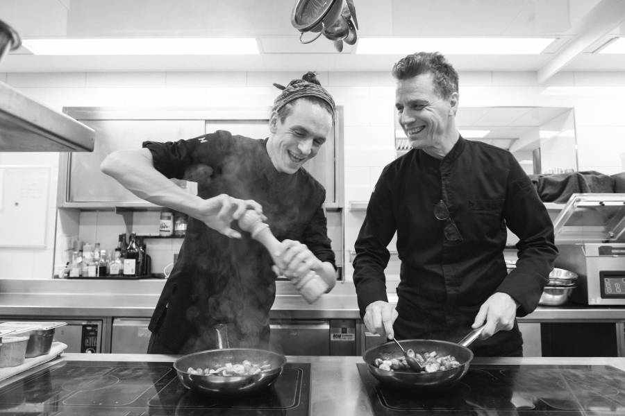 Chefkoch Andreas Leib und sein Team vom Strandhotel Weissensee