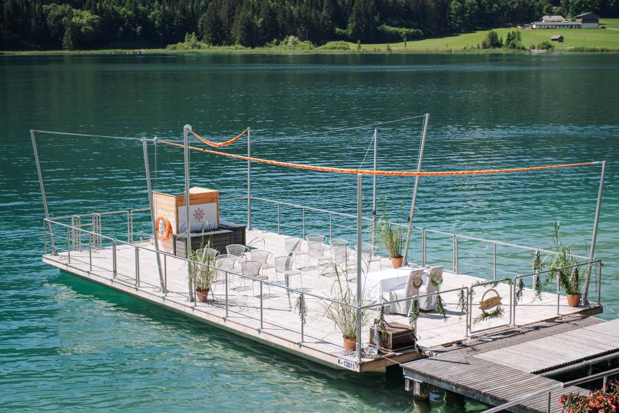 Hochzeitslocation auf Steeg auf dem Weissensee