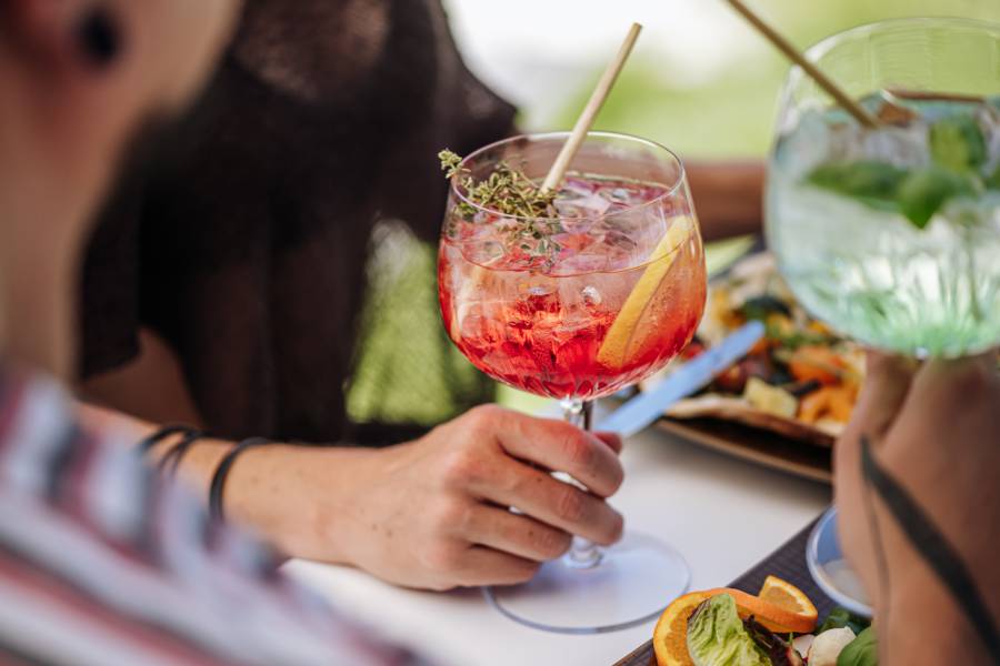 Nahaufnahme Aperol Spritz